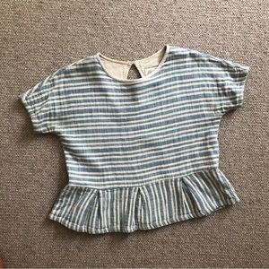 Ace & Jig keyhole striped blouse